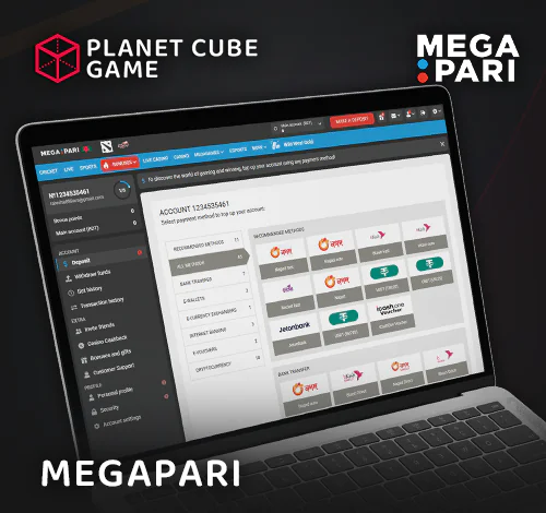 About depositing at Megapari Casino