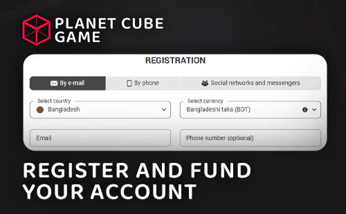 Register a new account at the casino with Aviator game and make a deposit