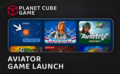 Find Aviator in the lobby and start playing